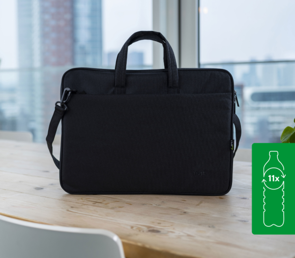 BOLOGNA LAPTOP BAG 16″ ECO BLACK