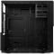 2E Computer case ALFA (E190-3U) MidT,2xUSB2.0,1xUSB3.0, steel (side panel), without PSU, black
