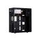 2E Computer case ALFA (E185-400) MidT, PSU 2E ATX400W, MidT,2xUSB2.0,1xUSB3.0, steel (side panel), black