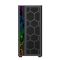 2E GAMING Computer case SPERO (G2052), MidT, 2xUSB2.0,1xUSB3.0, 1x120mm ARGB+strip,TG (side panel),without PSU,black
