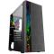 2E GAMING Computer case SPERO (G2052), MidT, 2xUSB2.0,1xUSB3.0, 1x120mm ARGB+strip,TG (side panel),without PSU,black