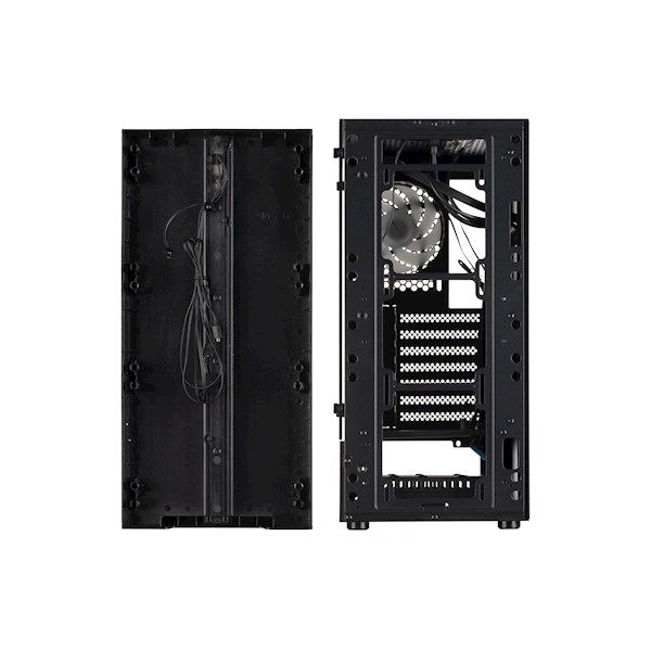 2E-V510W, PC case 2E GAMING Credo Plus V510W without PSU, 1xUSB3.0, 1х USB 2.0, 1xUSB Type-C, 4x120mm RGB Rainbow, VGA 310mm, TG Side Panel, ATX, white