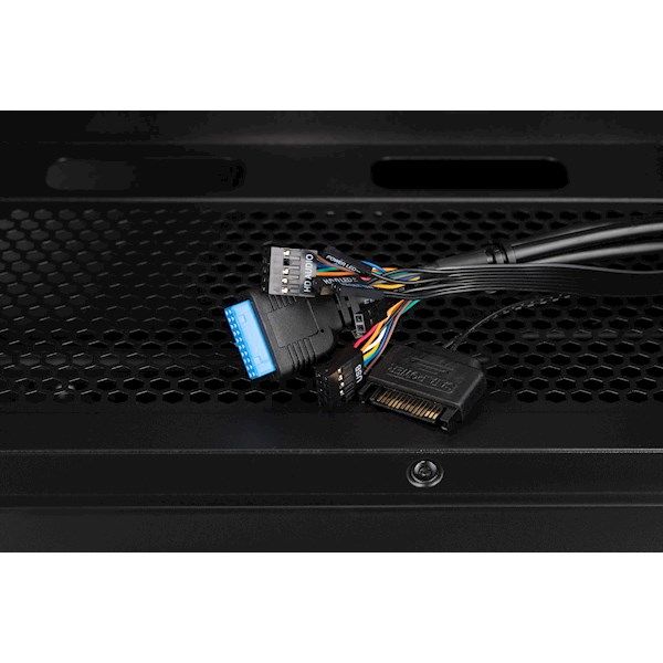 2E-V510W, PC case 2E GAMING Credo Plus V510W without PSU, 1xUSB3.0, 1х USB 2.0, 1xUSB Type-C, 4x120mm RGB Rainbow, VGA 310mm, TG Side Panel, ATX, white