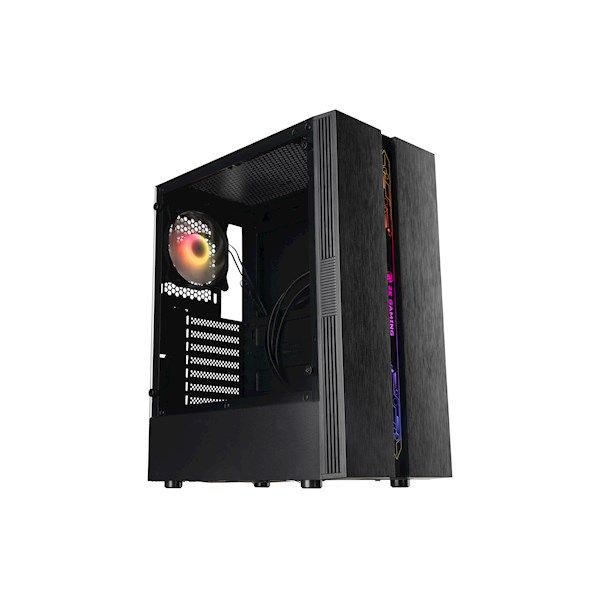 2E-V510W, PC case 2E GAMING Credo Plus V510W without PSU, 1xUSB3.0, 1х USB 2.0, 1xUSB Type-C, 4x120mm RGB Rainbow, VGA 310mm, TG Side Panel, ATX, white