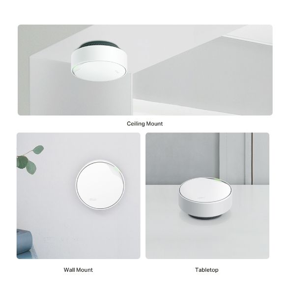 TP-Link, Deco X50-PoE(3-pack), Ceiling-Mount, AX3000 Whole Home Mesh Wi-Fi 6 System with PoE