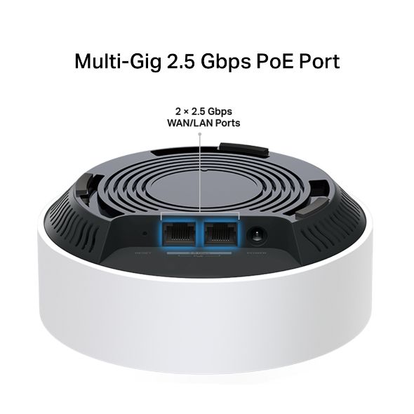 TP-Link, Deco X50-PoE(3-pack), Ceiling-Mount, AX3000 Whole Home Mesh Wi-Fi 6 System with PoE