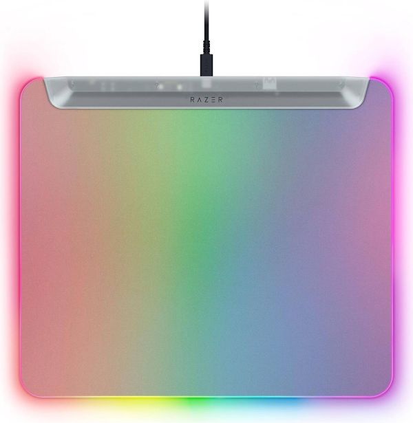 Razer Mouse Pad Firefly V2 Pro, M (360x278x4.6mm), RGB, Phantom White Ed.