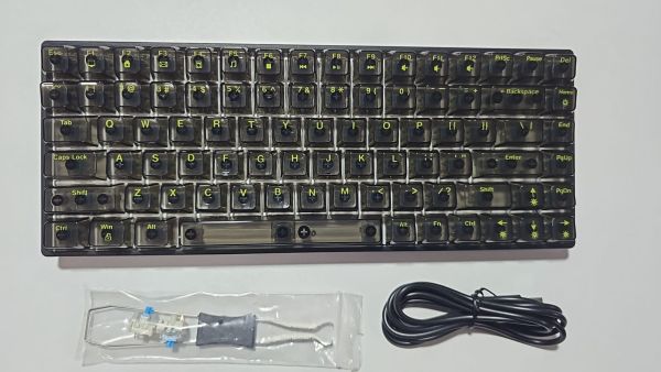 Bajeal Transparent Keyboard Blu switch