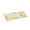 Keyboard: AULA F3032 LED Wired Gaming Mechanical Keyboard White (Red Switch)