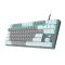 Keyboard: AULA F3287 RGB Wired Gaming Mechanical Keyboard Grey/White keycaps (Blue Switch)