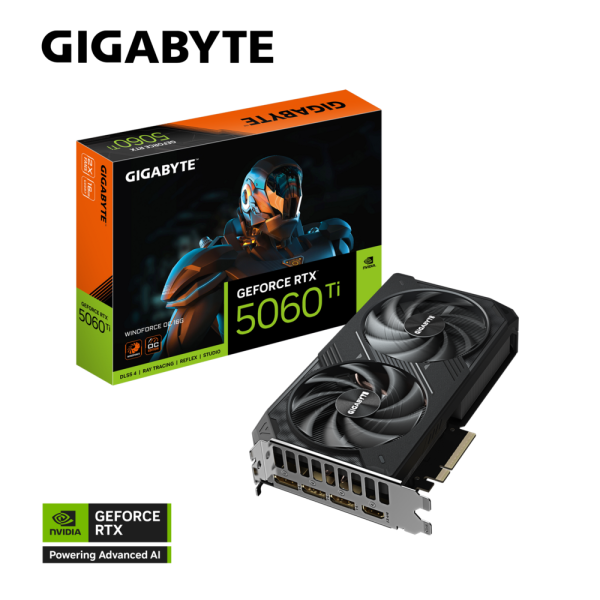 Video card: Gigabyte GeForce RTX5060 Ti WINDFORCE OC 16GB 128-Bit GDDR7 - GV-N506TWF2OC-16GD