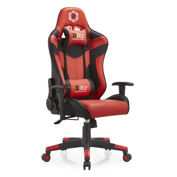 ALLX SK8817 Gaming Chair, Black/Red