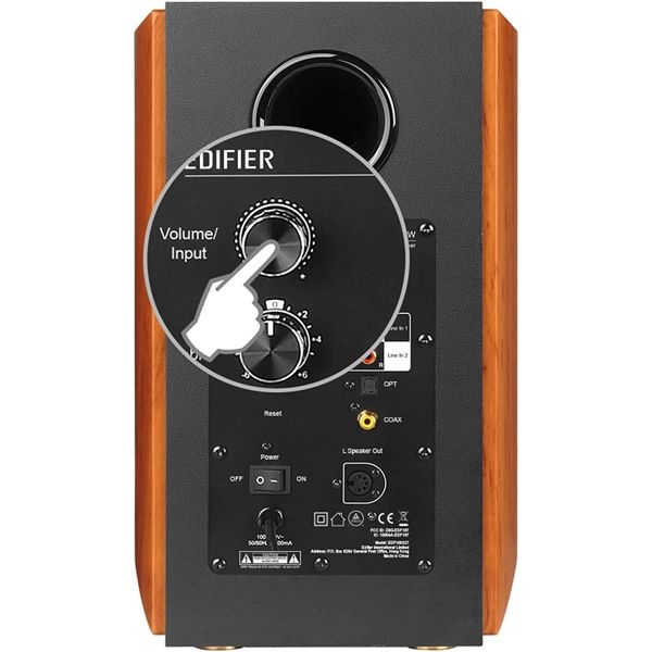 Speaker Edifier S1000W, 120W, Optical, Coaxial, Bluetooth, Wi-Fi, Speaker, Brown