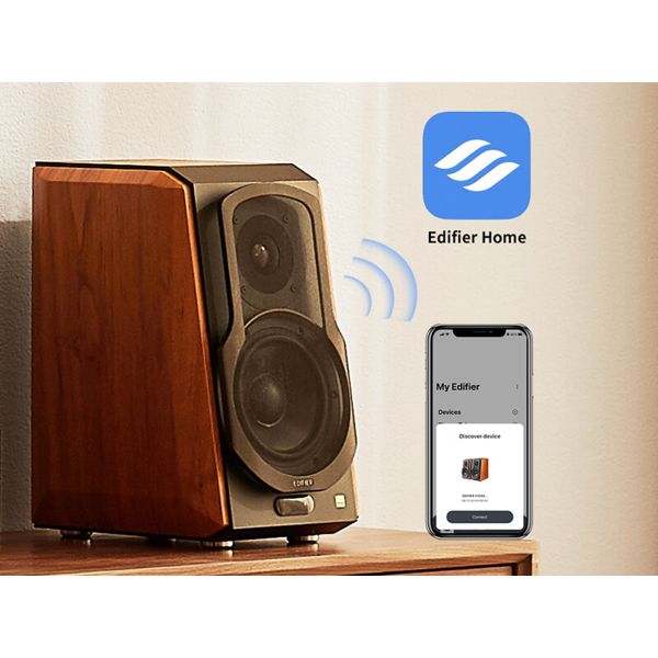 Speaker Edifier S1000W, 120W, Optical, Coaxial, Bluetooth, Wi-Fi, Speaker, Brown