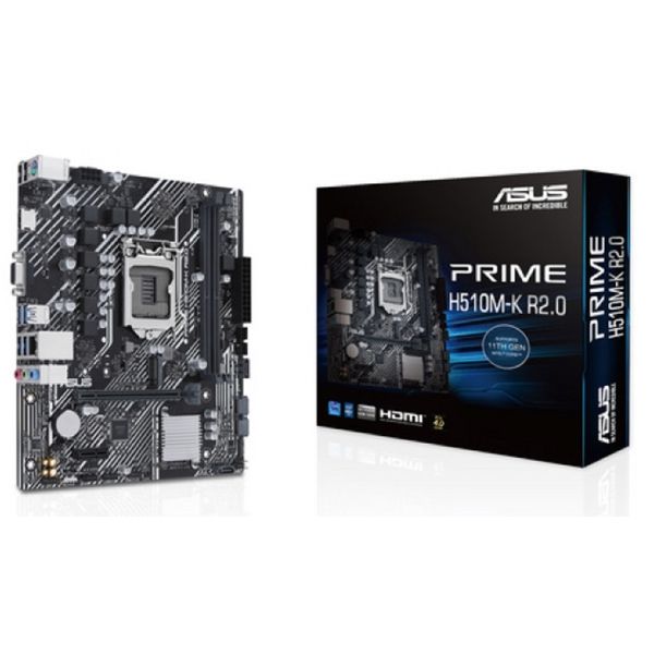 ASUS PRIME H510M-K R2.0 s1200 H470 2xDDR4 M.2 HDMI D-Sub mATX