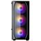 Zalman PC case N4 Rev.1 without PSU, 1xUSB3.0, 2xUSB2.0, 3x140mm, RGB, 3x120mm RGB, VGA 315mm, LCS ready, TG Side Window, ATX, black