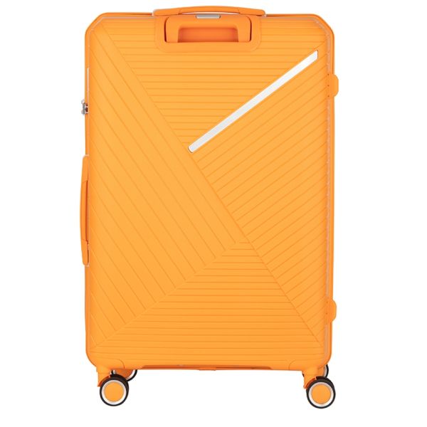2E TROLLEY LUGGAGE LARGE, ORANGE 49 x 76 x 31CM, 98LITER