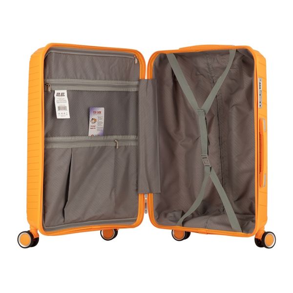 2E TROLLEY LUGGAGE MEDIUM, ORANGE 43 x 66 x 27 CM, 61LITER