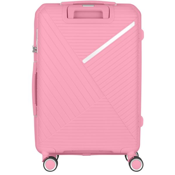 2E TROLLEY LUGGAGE MEDIUM, PINK 43 x 66 x 27 CM, 61LITER