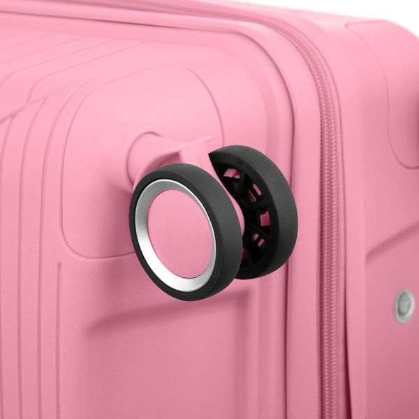 2E TROLLEY LUGGAGE MEDIUM, PINK 43 x 66 x 27 CM, 61LITER