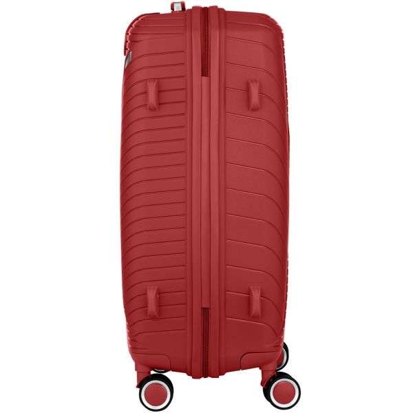 2E TROLLEY LUGGAGE MEDIUM, RED 43 x 66 x 27 CM, 61LITER