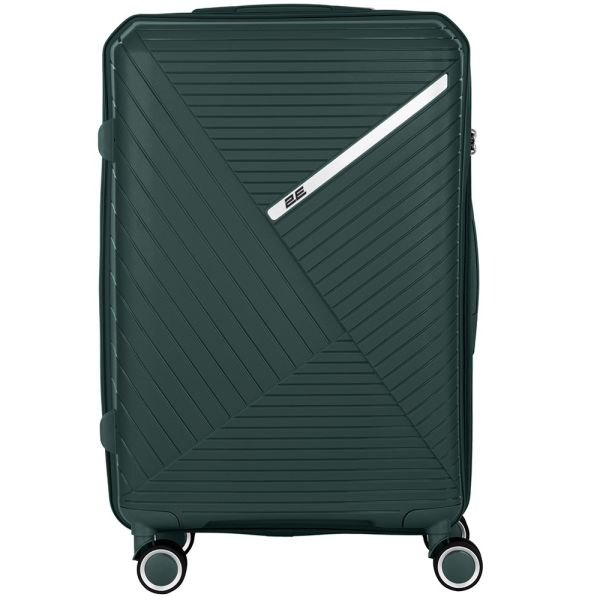2E TROLLEY LUGGAGE LARGE, EMERALD GREEN 49 x 76 x 31CM, 98LITER
