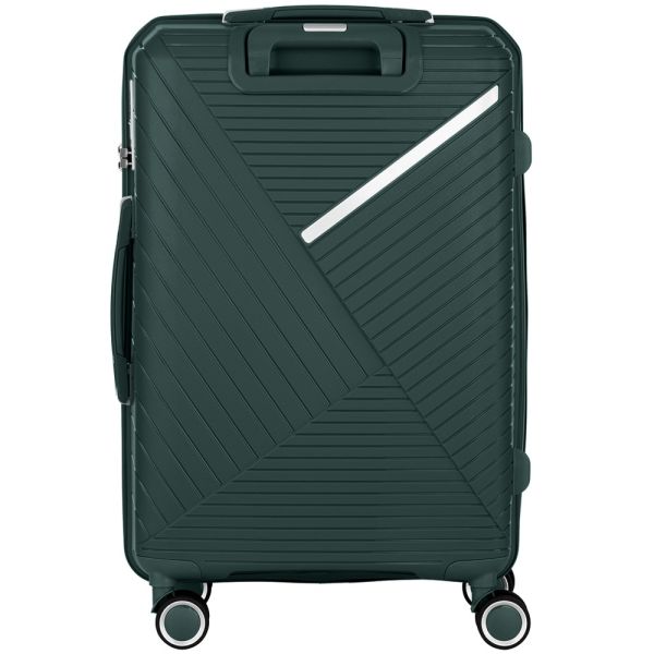2E TROLLEY LUGGAGE MEDIUM, EMERALD GREEN 43 x 66 x 27 CM, 61LITER