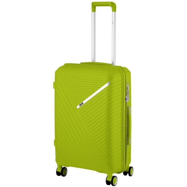 2E TROLLEY LUGGAGE MEDIUM, APPLE GREEN 43 x 66 x 27 CM, 61LITER