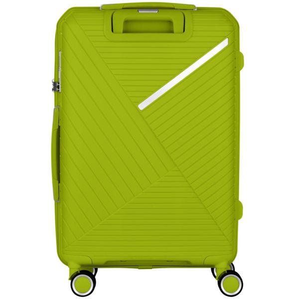 2E TROLLEY LUGGAGE MEDIUM, APPLE GREEN 43 x 66 x 27 CM, 61LITER