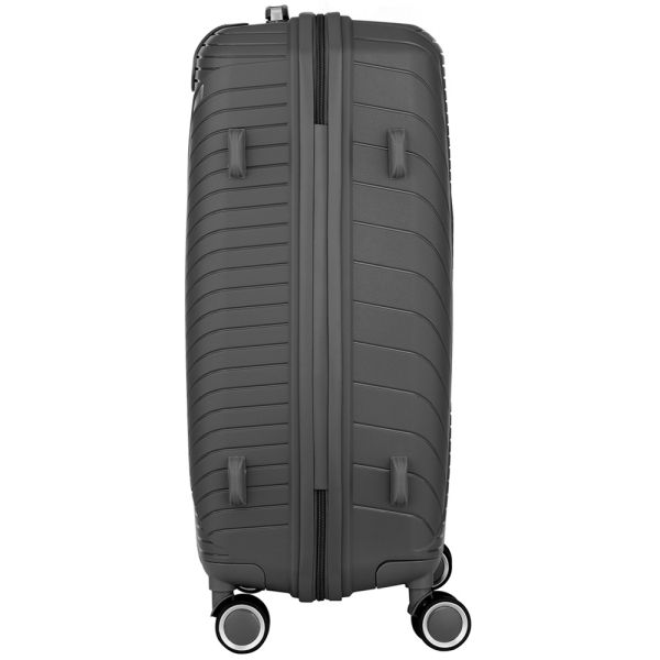 2E TROLLEY LUGGAGE MEDIUM, GRAPHITE 43 x 66 x 27 CM, 61LITER