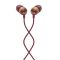 House of Marley EM-JE041-RD Smile Jamaica In-Ear Headphones With Remote And Microphone Red