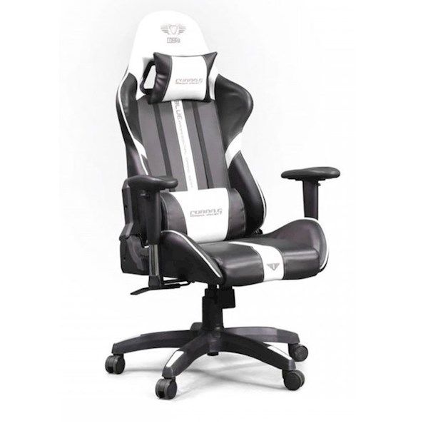 E-Blue Cobra Gaming Chair - White (EEC412BWAA-IA/GC8109-412 WHITE)