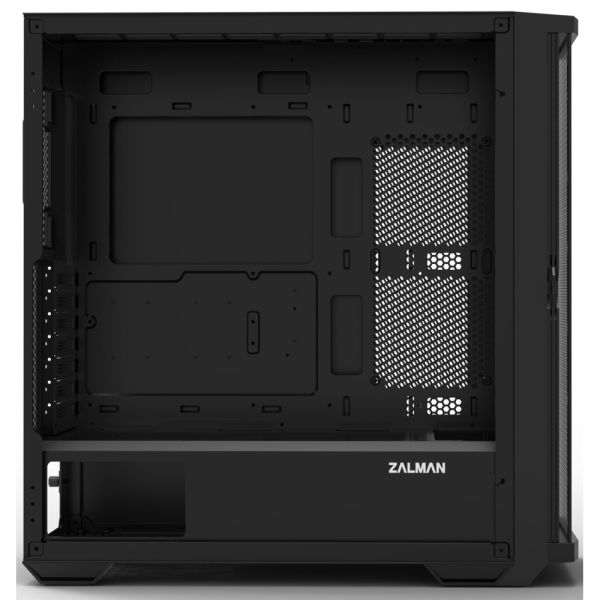 Zalman PC case Z10 Plus without PSU, 2xUSB3.0, 1xUSB Type-C, 3x140mm ARGB, 1x120mm ARGB, VGA 395mm, LCS ready, TG Side Panel, EATX, black