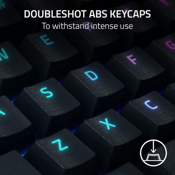 Razer Keyboard BlackWidow V4 Pro RGB 104key Green Switch USB EN, black