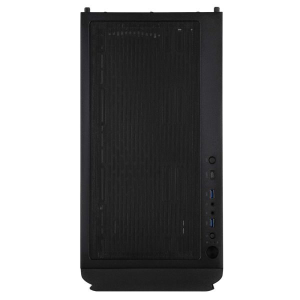 2E Gaming Computer case Vertex GI01B, without PSU, 2xUSB 3.0, 1xUSB Type-C, 3x140mm ARGB, 1x120mm ARGB, controller with remote, TG Side Panel, EATX, Black