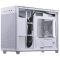 ASUS Prime AP201 Tempered Glas, без БП, 2xUSB3.2, 1xUSB Type-C, Tempered Glass side, mATX, White