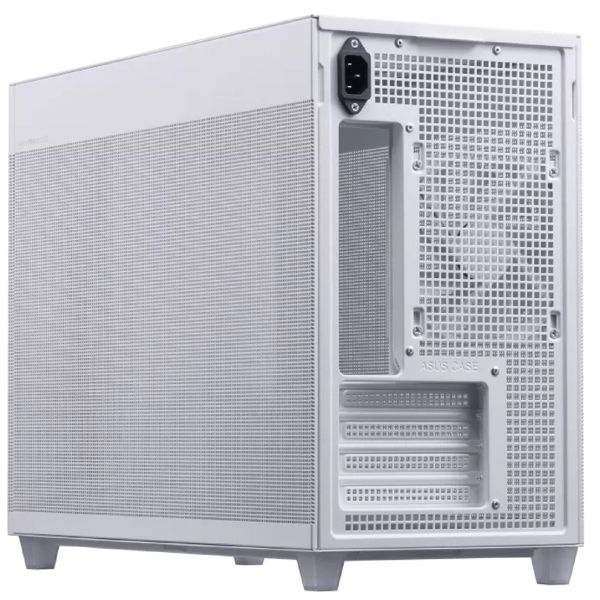ASUS Prime AP201 Tempered Glas, без БП, 2xUSB3.2, 1xUSB Type-C, Tempered Glass side, mATX, White