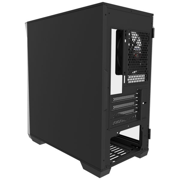 Zalman Computer case Z1 Iceberg, without PSU, 2xUSB3.0, 1xUSB2.0, 3x120mm Black fans, TG Side Panel, mATX, Black