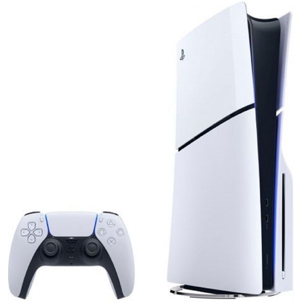 Playstation 5 console Slim with CD version white D Chassis /PS5