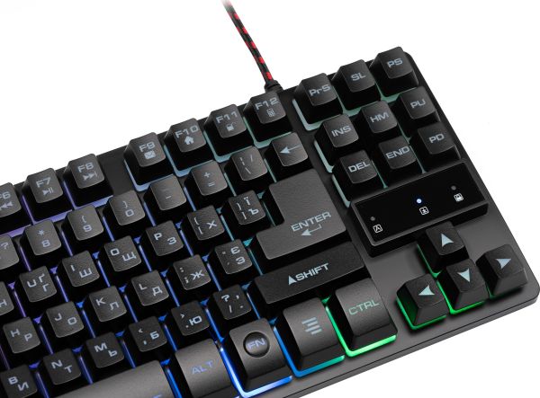 2E GAMING Keyboard KG290 87 keys LED USB Black UKR