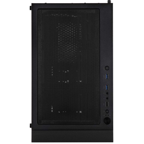 2E Gaming Computer case Virtus Neo G3301N, without PSU, 2xUSB 3.0, 1xUSB 2.0, 3x140mm ARGB, 1x120mm ARGB, controller with remote, TG Side Panel, ATX, Black