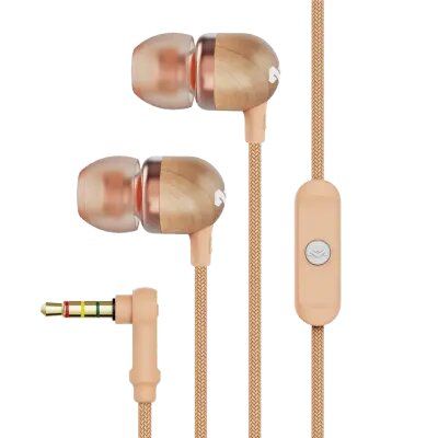 House of Marley EM-JE041-CPD Smile Jamaica In-Ear Headphones With Noise-isolating design And In-line Microphone - COPPER