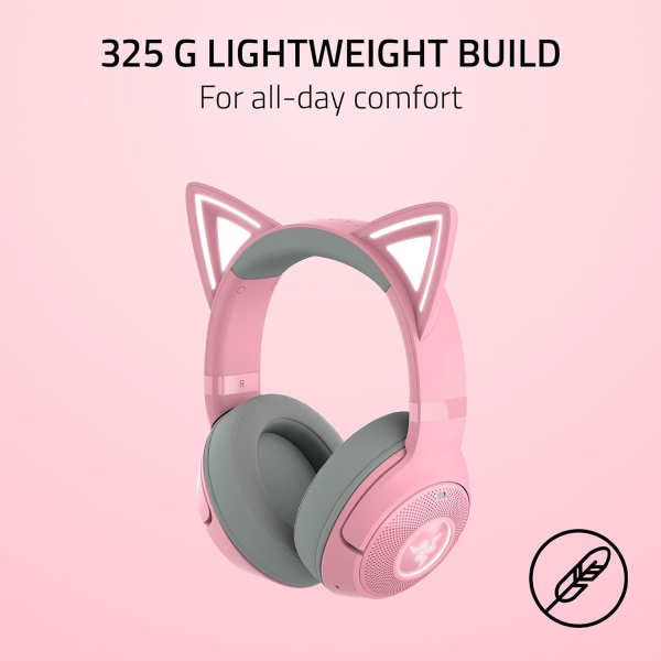 Razer Headset Kraken Kitty V2, RGB, BT, quartz Ed.