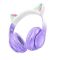 Wireless Headphone/ Hoco/ Hoco W42 Cat ears BT headphones purple grape