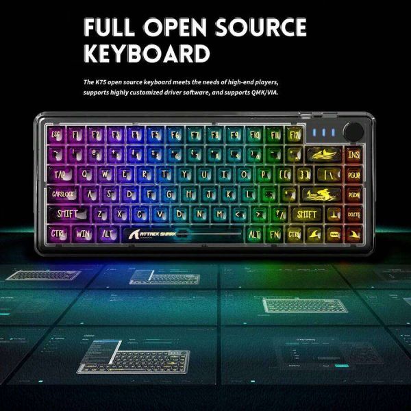 Attack shark K75 Black