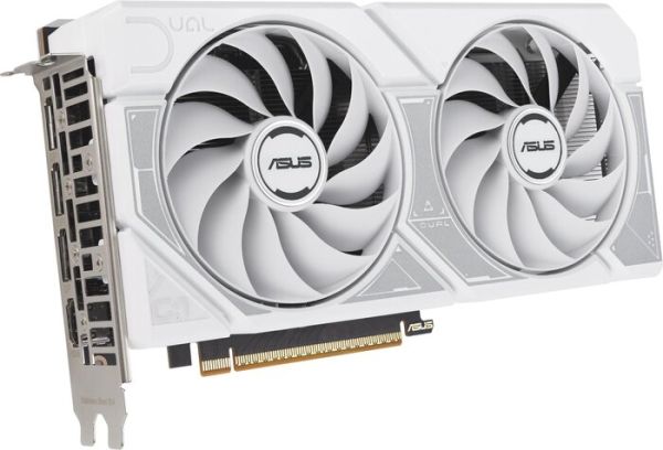 ASUS Graphic Card GeForce RTX 5060 8GB GDDR7 OC DUAL-RTX5060-O8G-WHITE