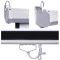 Projector screen ALLSCREEN MANUAL PROJECTION SCREEN 221X125CM HD FABRIC CWP-100169