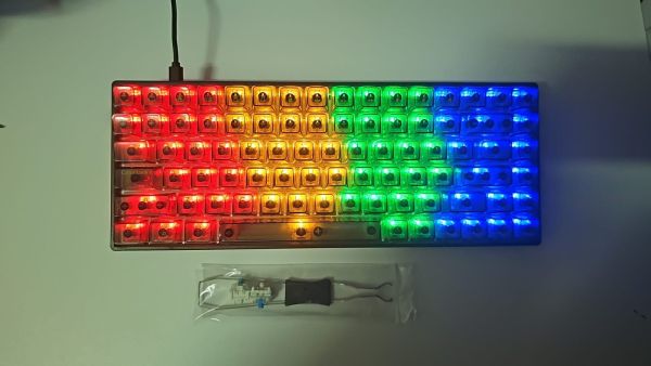 Bajeal Transparent Keyboard Blu switch