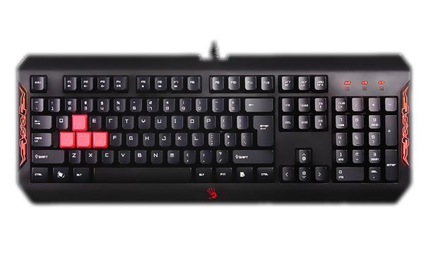 Keyboard: A4Tech Bloody Q100 Blazing Gaming keyboard USB Black