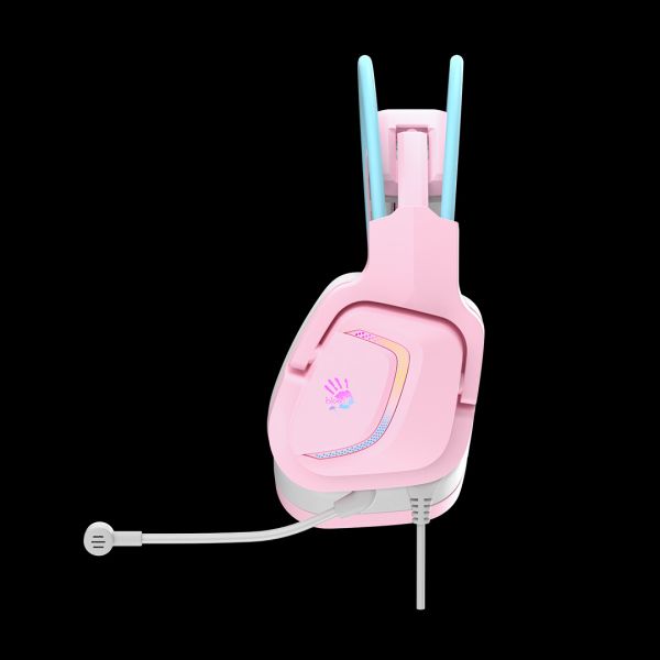 Bloody G575 7.1 RGB Gaming Headset Sky Pink